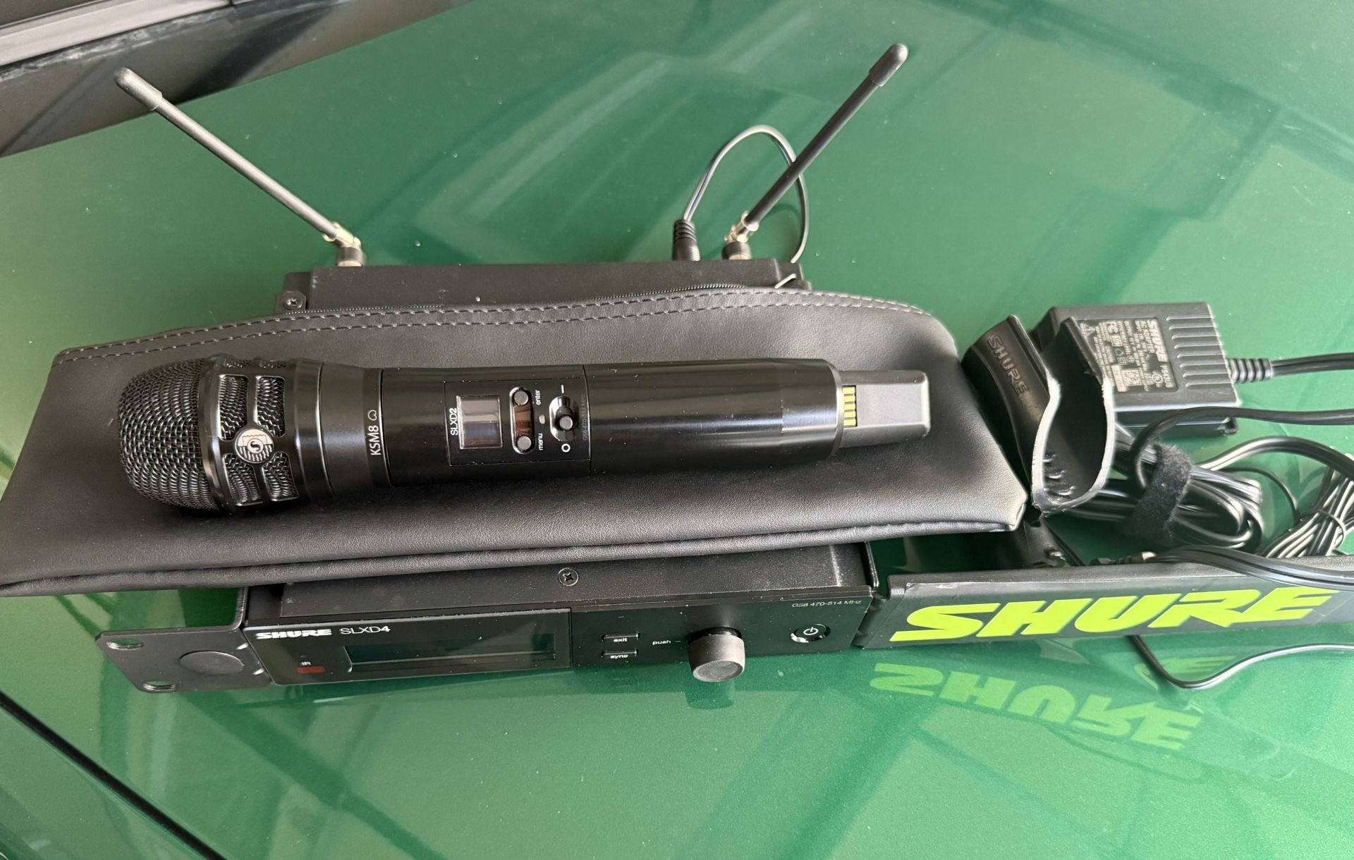 Shure Slx Wireless System With Ksm 8 Microphone 🎤
