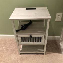 2ft Beige Nightstand 