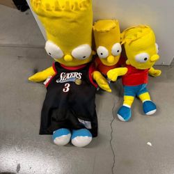 VINTAGE SIMPSONS PLUSHY DOLL COLLECTION