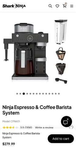 New ninja expresso Barista system