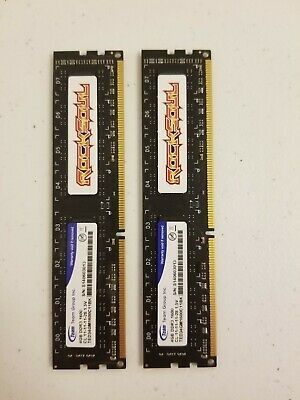 8GB (2x4GB) Team Group Elite Rocksoul PC3-12800 DDR3-1600MHz TED34G1600C11BK 
