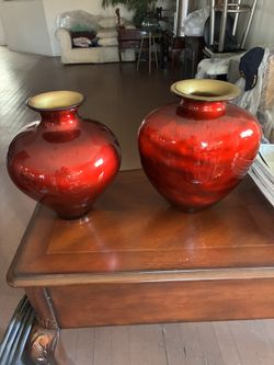 Large Vase Set Of 2 For $15.00
