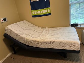 Fully adjustable single bed/remote