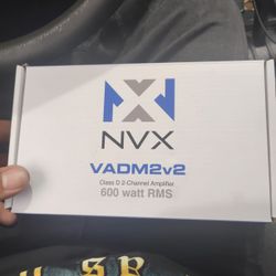 class d 2 channel amplifier 600 watt RMS  nvx 