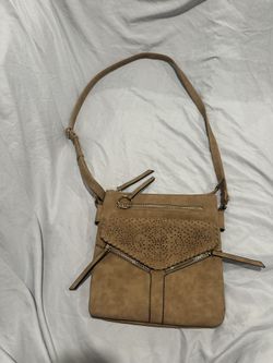 Crossbody, Hobo Style, Tan Purse