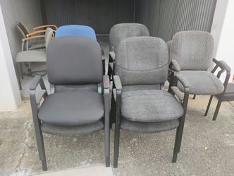 Lot of Used Office Guest Chairs