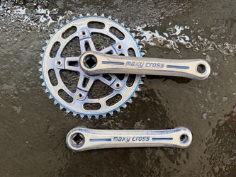 Old School SUGINO MAXY CROSS BMX Three Piece Crank As Is