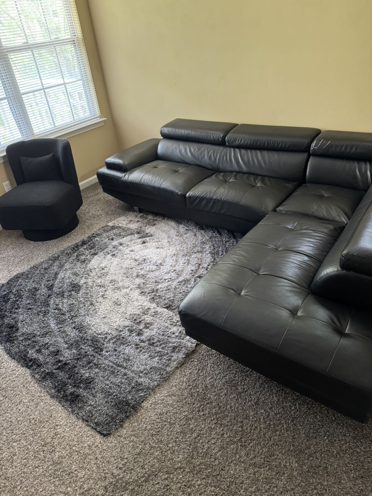 Sectional Black 