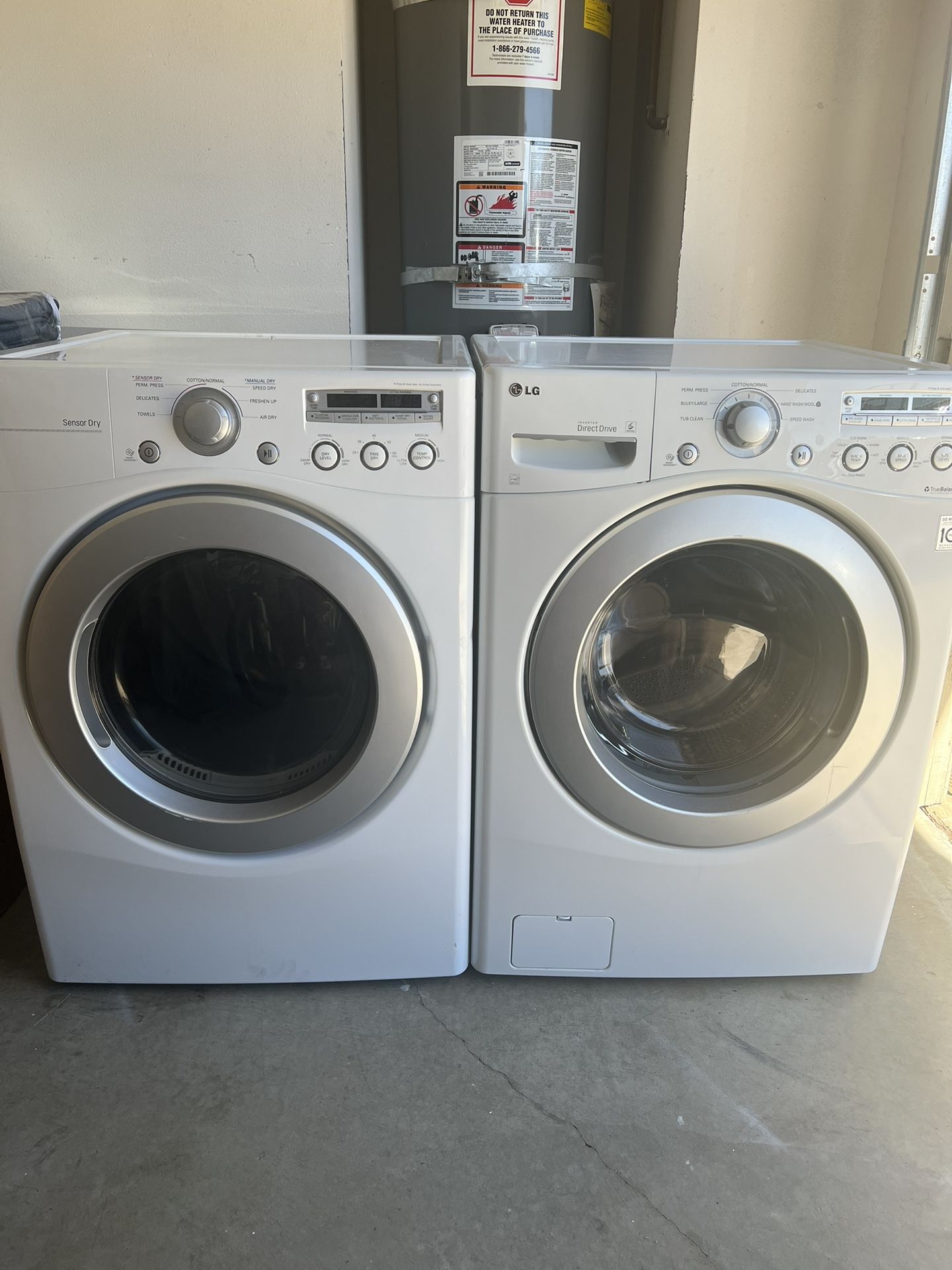 LG Washer And Gas Dryer Set