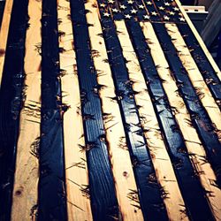 Distressed wood American Flag hand crafted