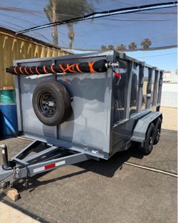 Smooth dump trailer