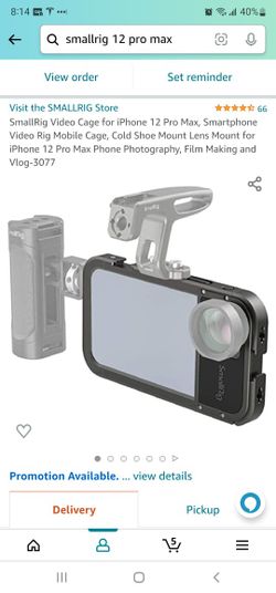 SmallRig Video Cage for iPhone 12 Pro Max