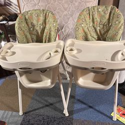 $70 Double Set Of High Chairs