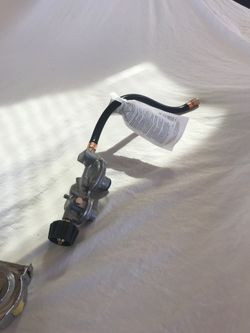 Propane gas connector for gas BBQ or heater.