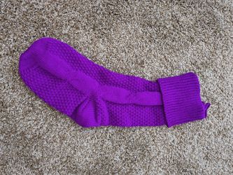 Purple Christmas Stocking