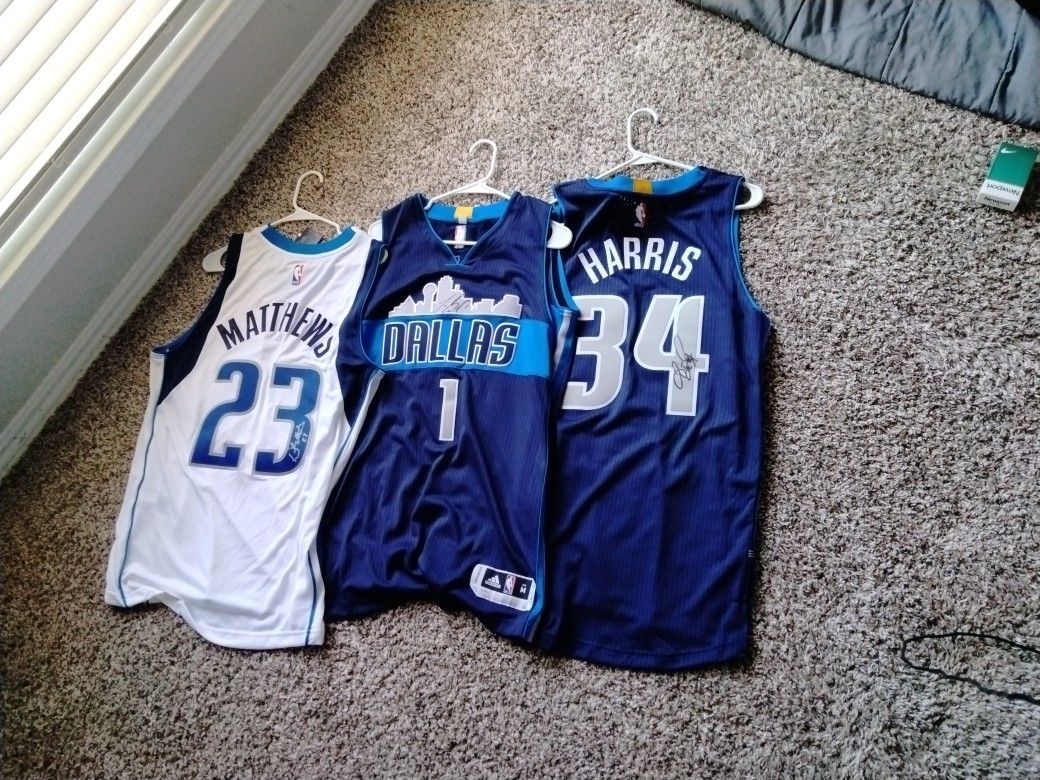 Adidas NBA Autographed  Jerseys