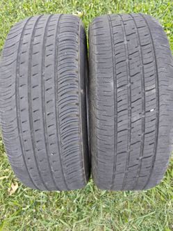 (TWO)  TIRES - P225 50 18