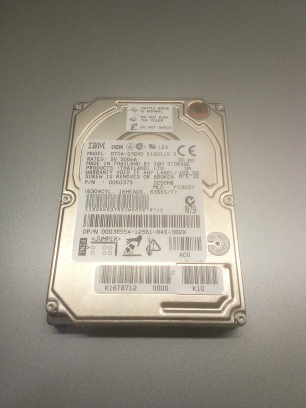 Ibm Harddrive