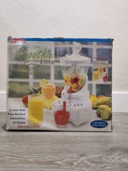 Back to Basics SE2000 White 500 Watt 56 oz. Jar Size Smoothie Elite Blenders