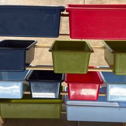 Toy Storage With Bins.  