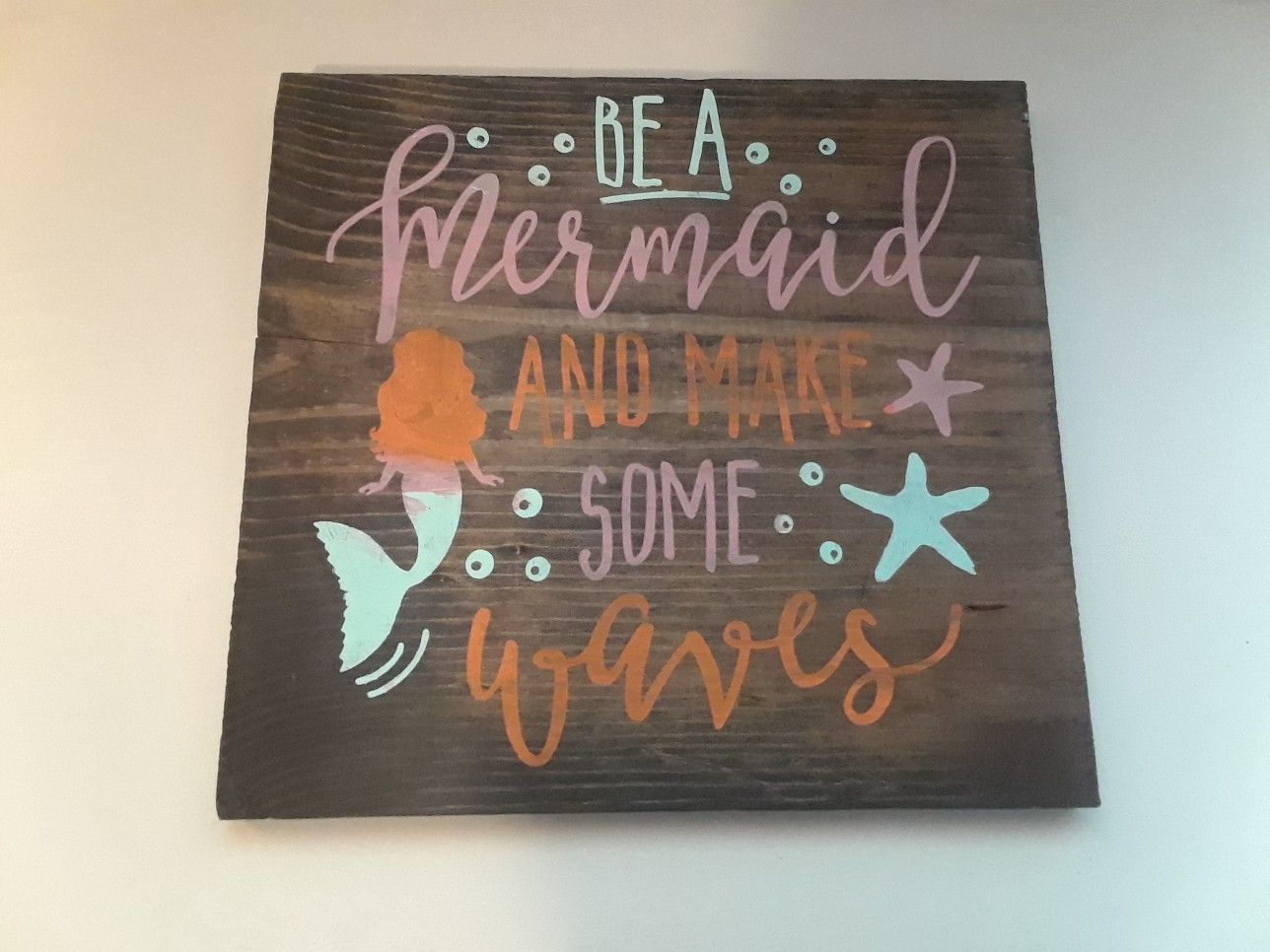 Mermaid wall decor