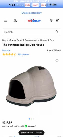 Xl igloo doghouse