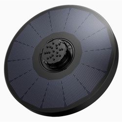 OKMEE Solar Fountain Upgraded 4-in-1 Nozzle, 2.2W Solar Powered Fountain Pump with 4 Water Styles, Solar Bird Bath Fountain for Bird Bath, Pond, Pool,