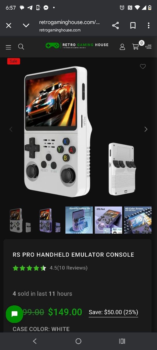 RS Pro Retro Game Handheld Emulator