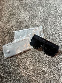 Black Square Frame Sunglasses