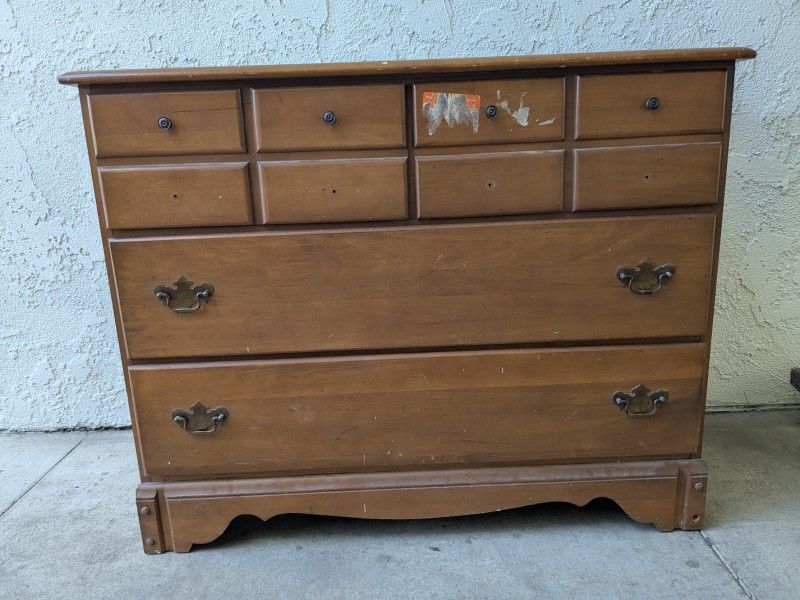 Vintage Modern Regency Wood Dresser