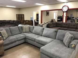 Grey sectional