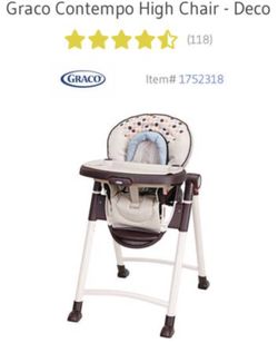 Graco Contempo High Chair Deco For Sale In Southington Ct Offerup