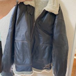 Leather Jacket - Wilson Bomber 