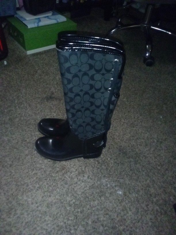 Coach Rain Boots
