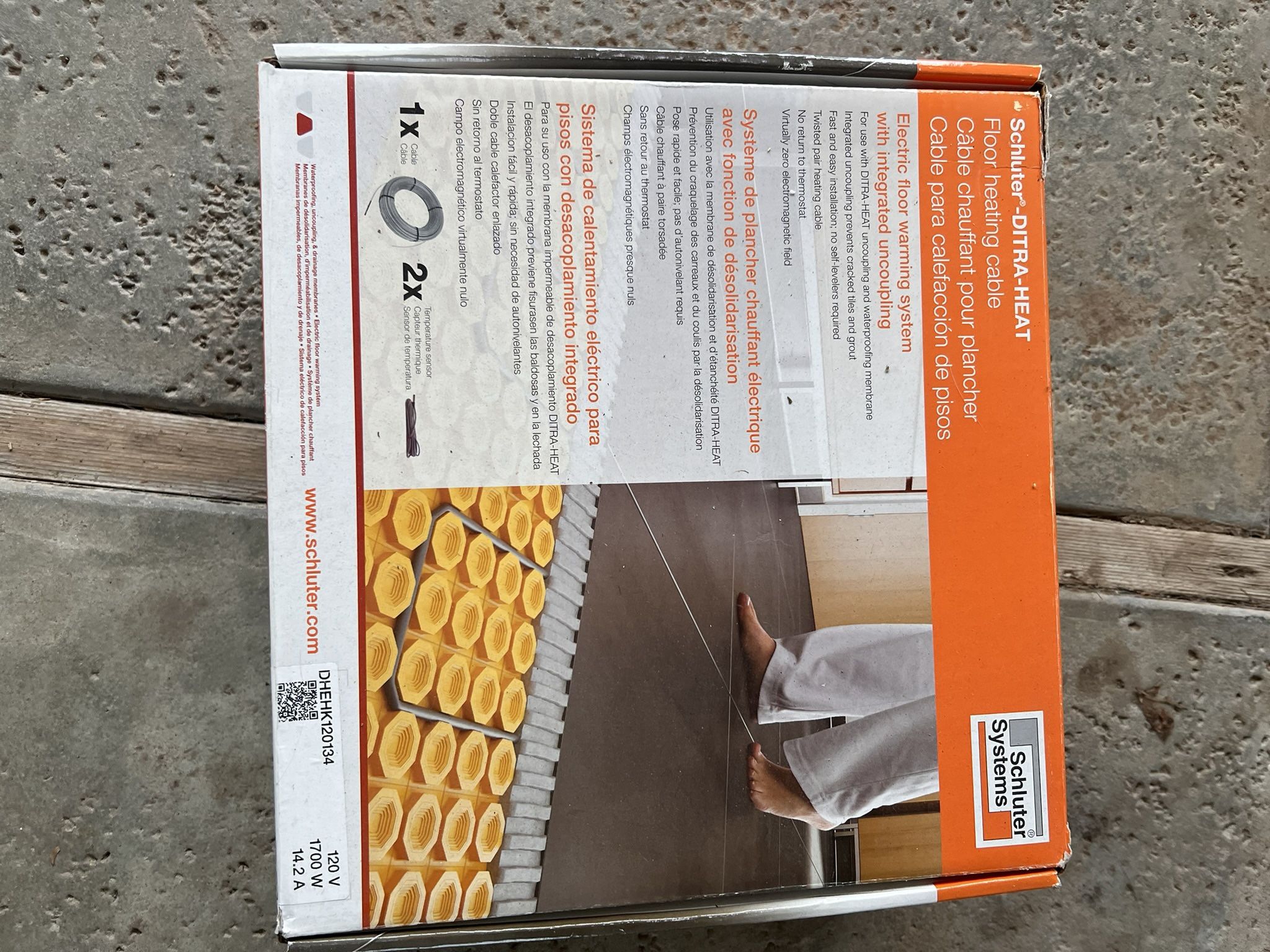 Schluter DITRA HEAT Floor Heating Cable