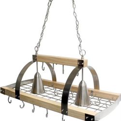 Kitchen Por Rack With Lights 
