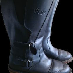 Chippewa 12'' Black Rally Boots Size 12 D 27862 MADE IN USA