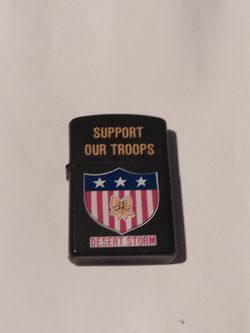 Support Our Troops Desert Storm Lighter