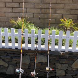 Three Fishing Rods(UGLY STiK) with Reels (Penn &Daiwa)-Good for Ocean Fishing