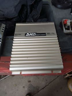 DHD 400 w 4 channel amp