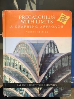 Precalculus with Limits A Graphing Approach Fourth Edition