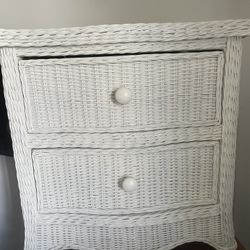 Wicker Nightstand