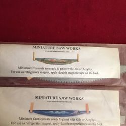 2 Miniature Saw Blades