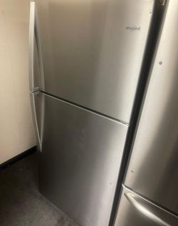 Whirlpool Top Mount Stainless Fridge
