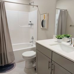 New full size bedroom set New bathroom set