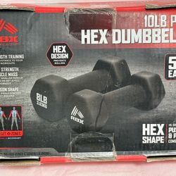 R B X…5 Pounds Each,…10 LB Pair.