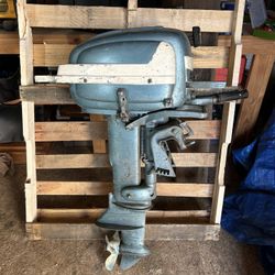 1955 Evinrude 15hp Fastwin 