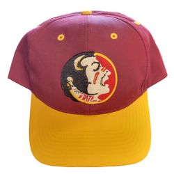 Vintage Florida State Seminoles Twins Enterprises 90's Snapback Hat NWT