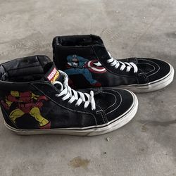 Marvel comics Vans shoes men’s size 9