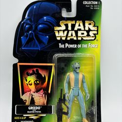 Star Wars The Power Of The Force Greedo Action Figure Kenner